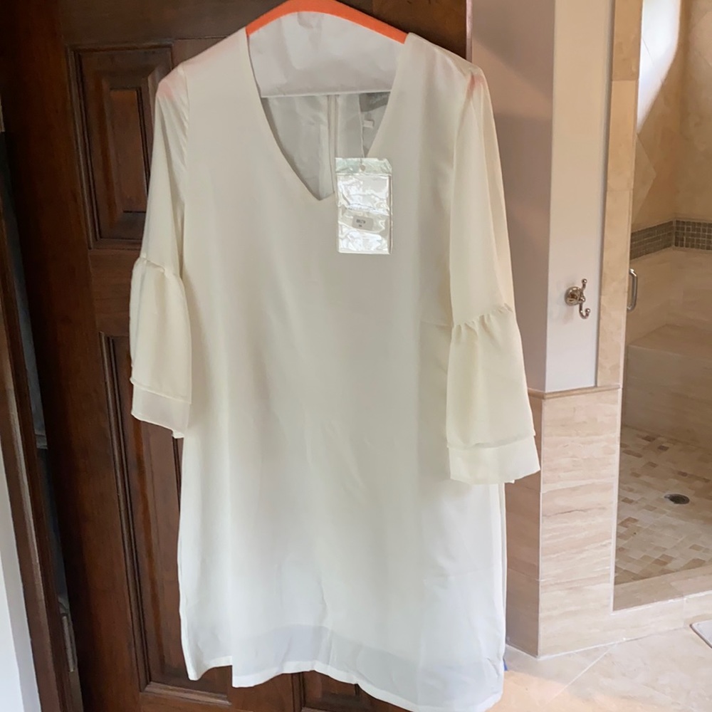 Creamy white dress